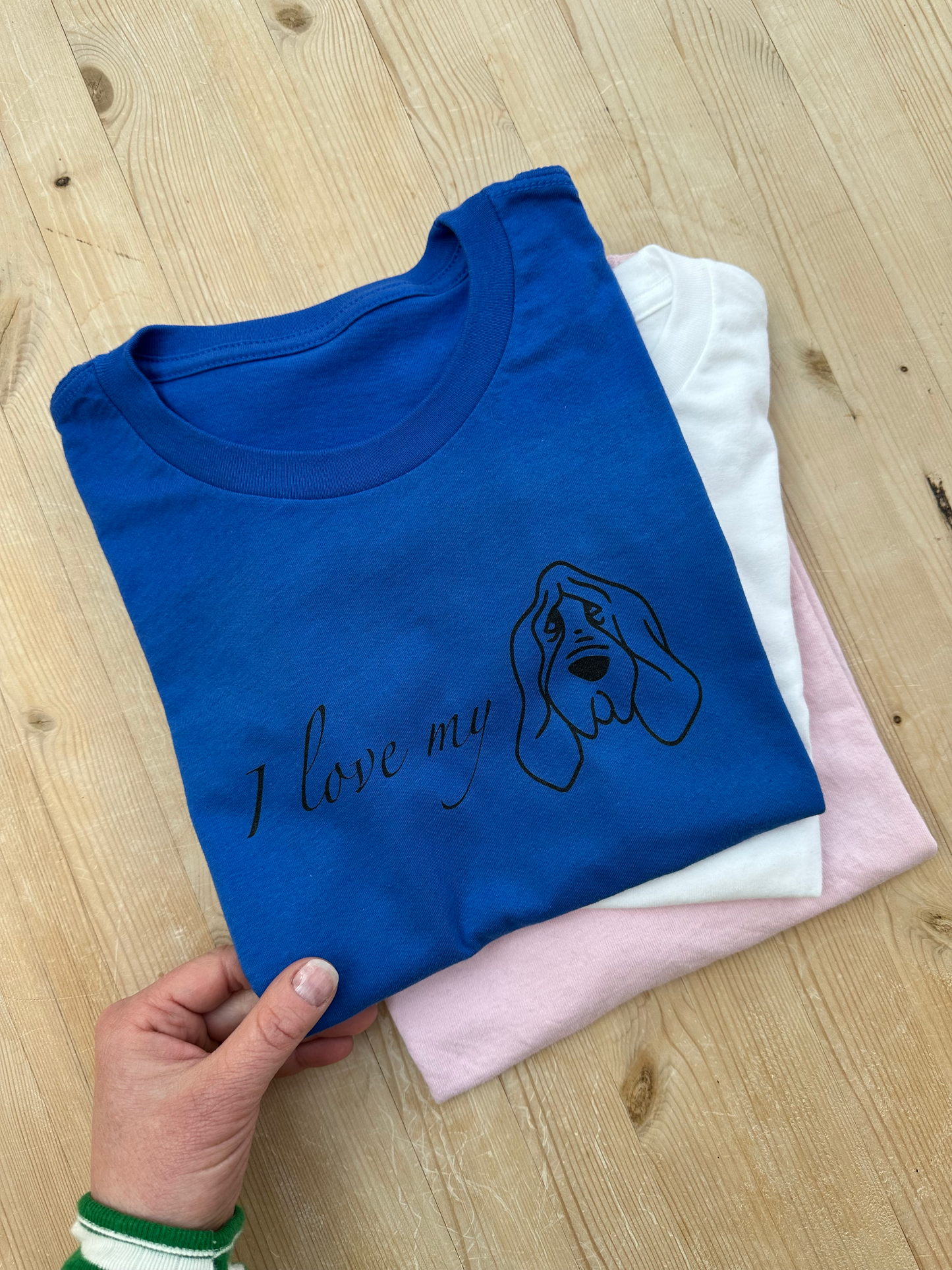 I Love My Basset Hound - T-Shirt