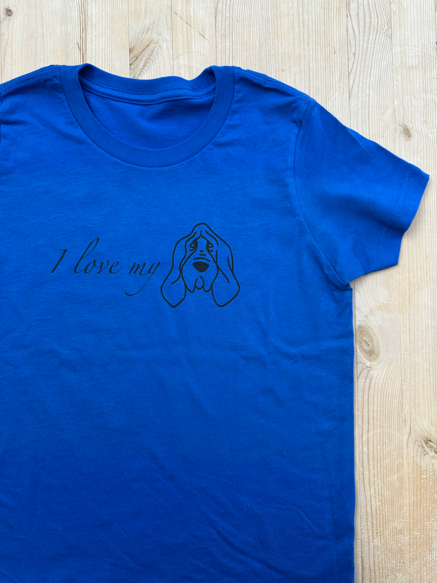 I Love My Basset Hound - T-Shirt