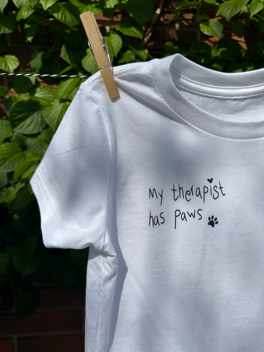 My Therapist Has Paws - Basset Hound - T-shirt