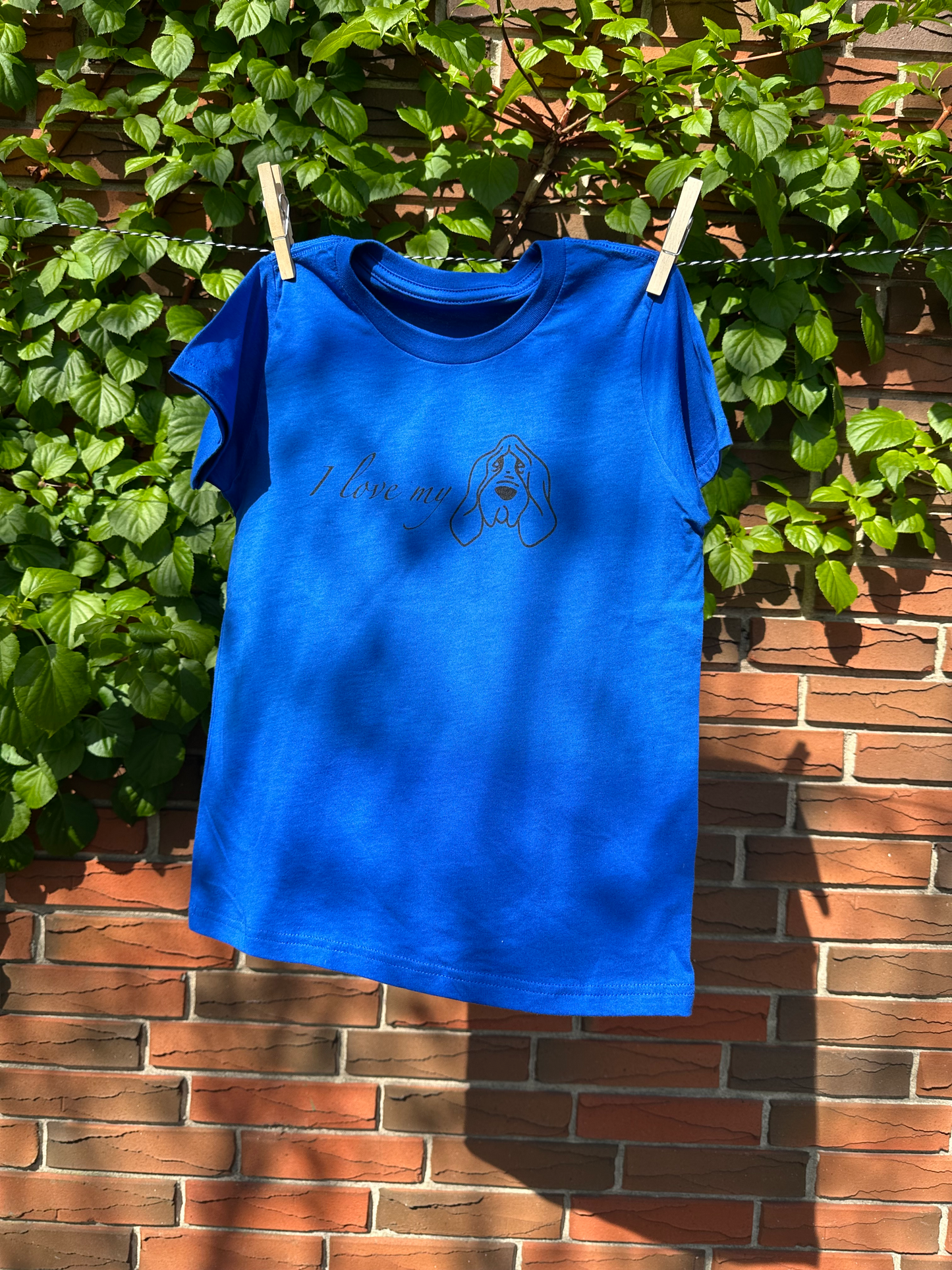 I Love My Basset Hound - T-Shirt