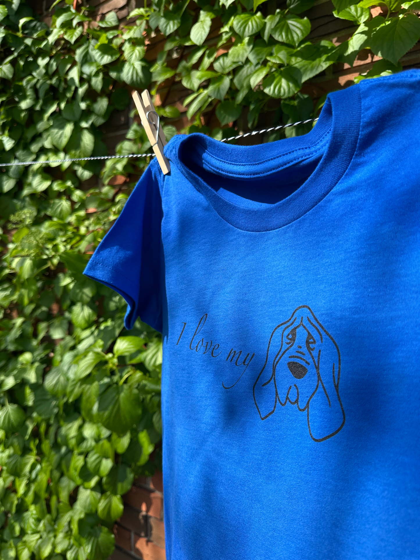 I Love My Basset Hound - T-Shirt