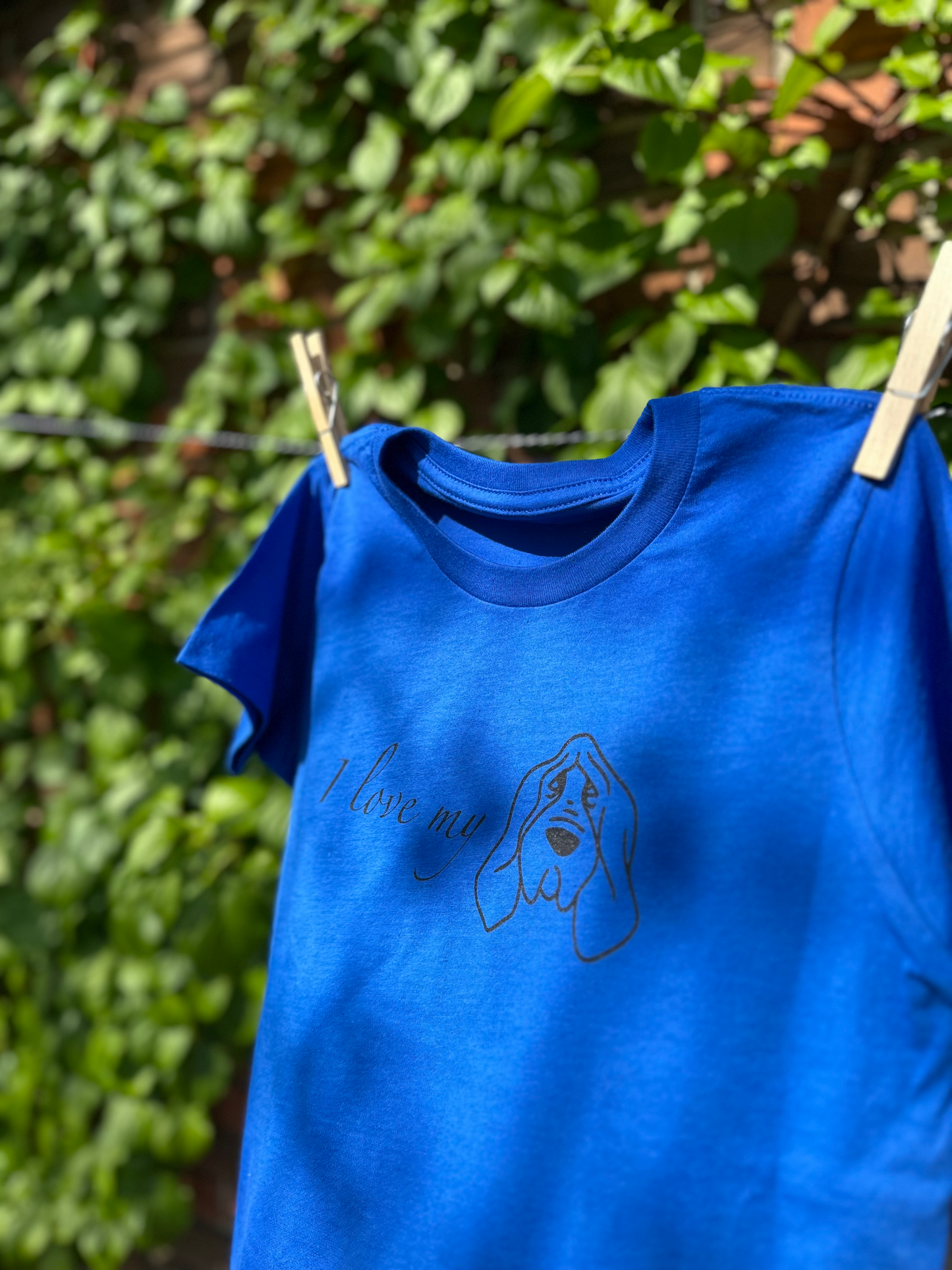 I Love My Basset Hound - T-Shirt